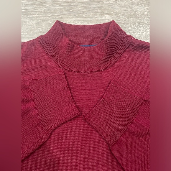 Valentino Marini Men’s Mid-Neck Long Sleeve Knit Size Medium - Picture 6 of 8